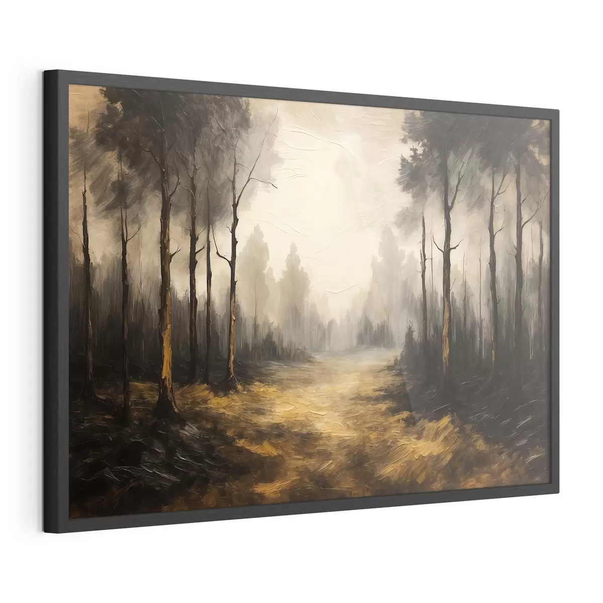 Poster Foresta nera in stile pittura acrilica f43448