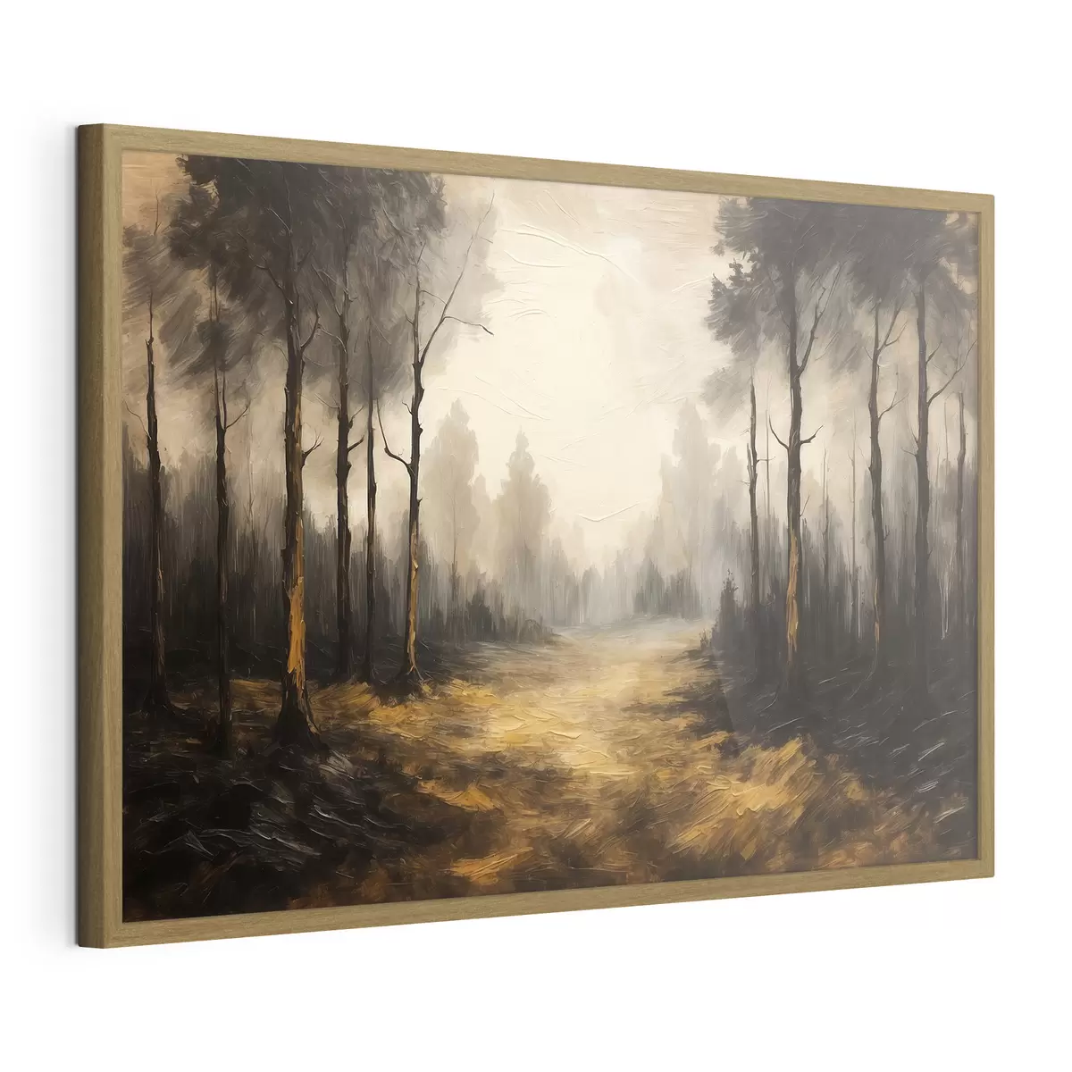 Poster Foresta nera in stile pittura acrilica f43448