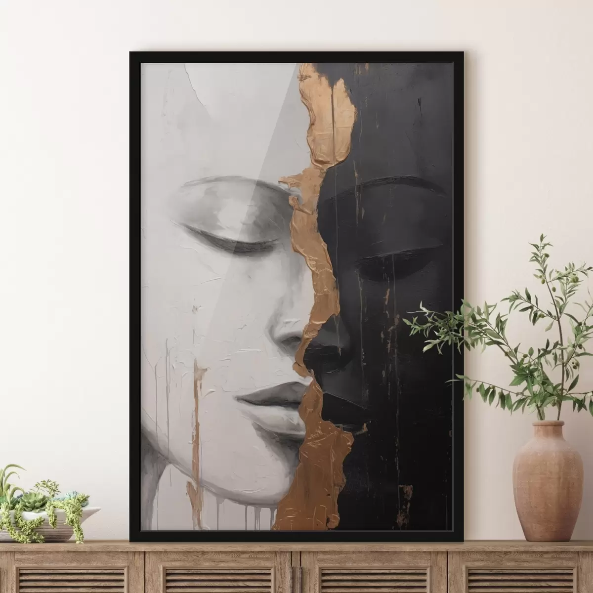 Poster Volti in bianco e nero f43471