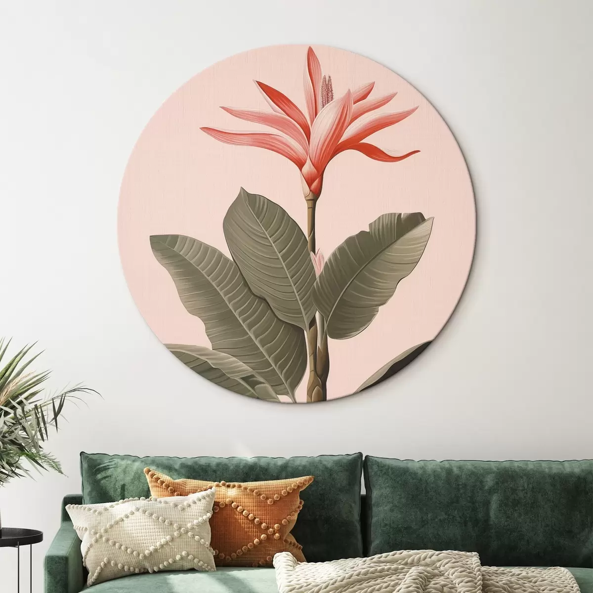 Quadri rotondi Fiore tropicale r43958