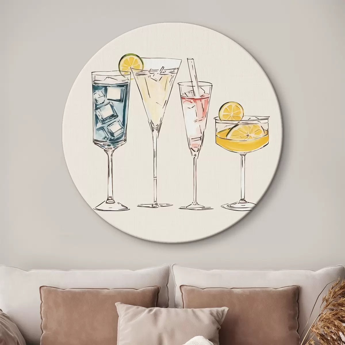 Quadri rotondi Cocktail e bevande r43962