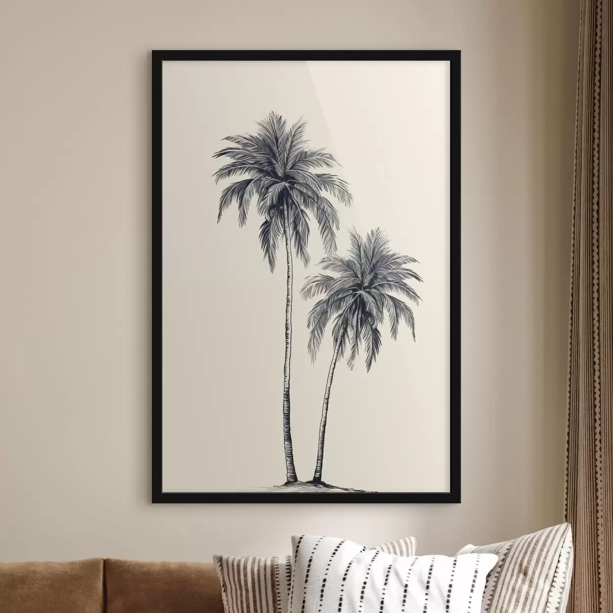 Poster Palme minimalismo f43956