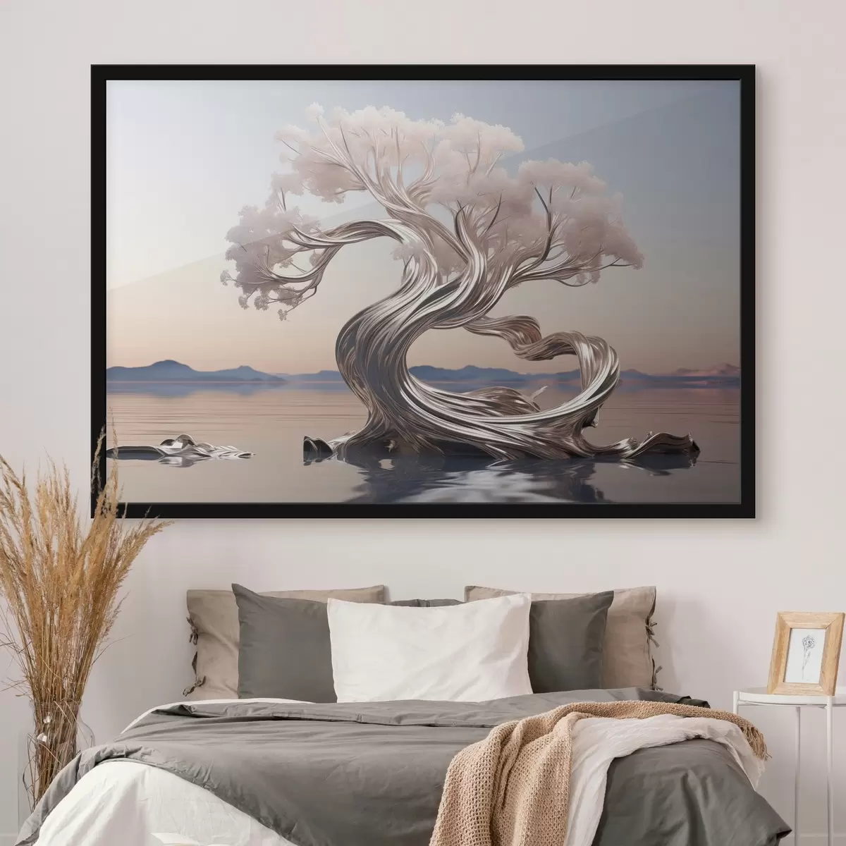 Poster Metallo e legno f43945