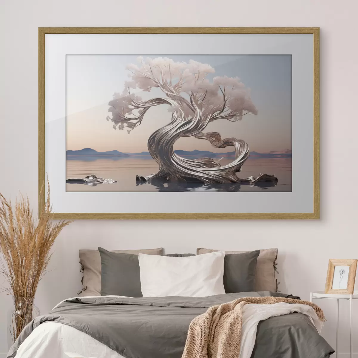 Poster Metallo e legno f43945