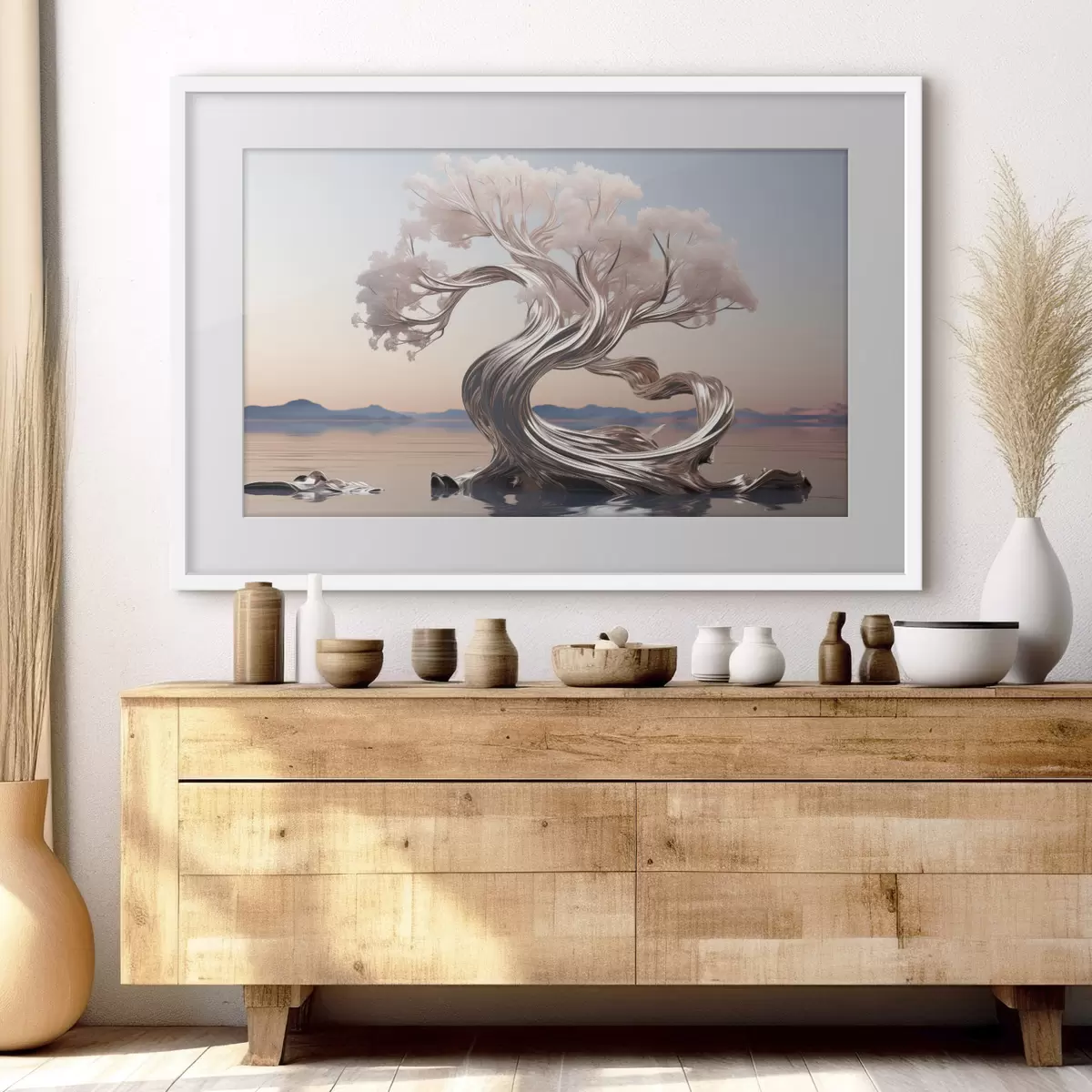 Poster Metallo e legno f43945