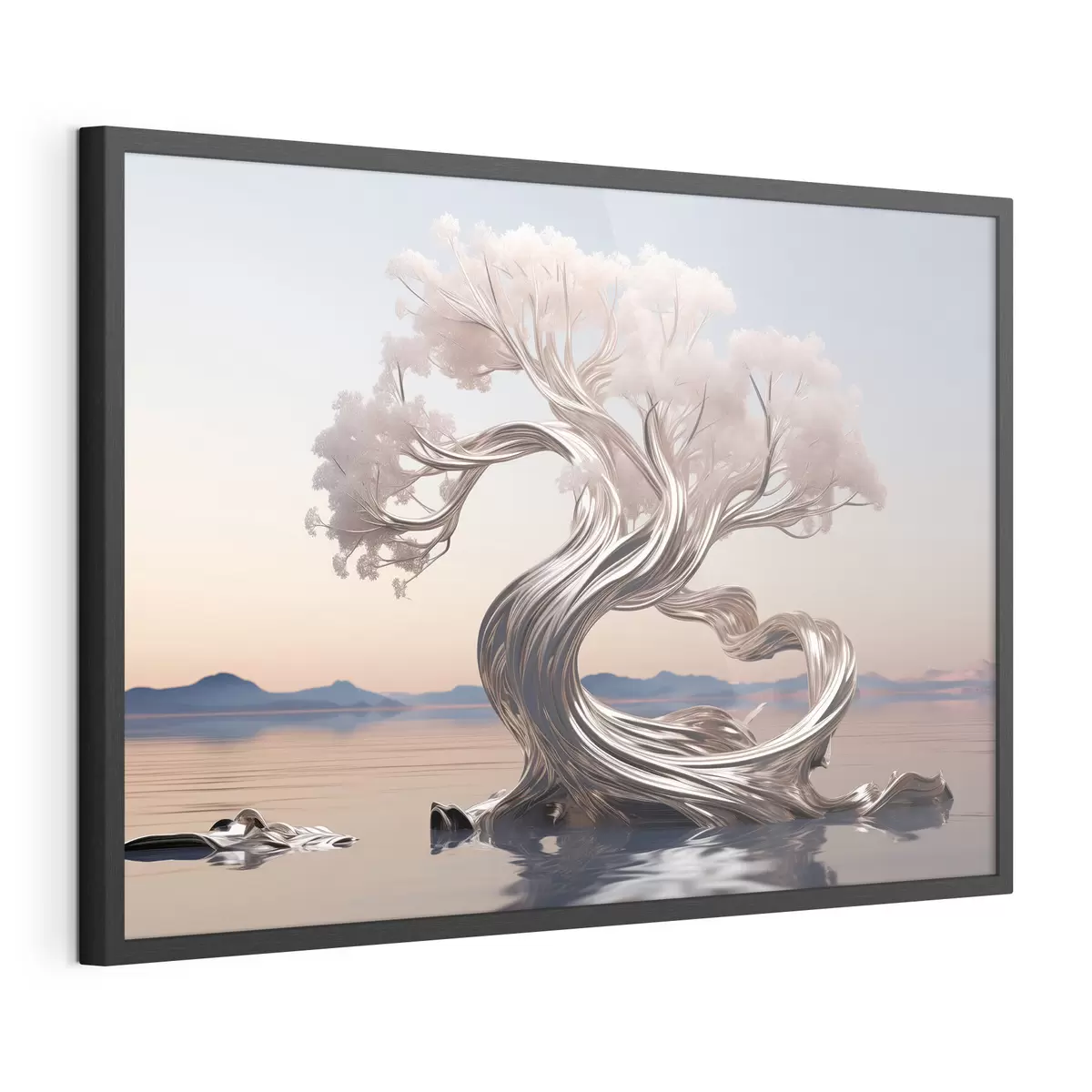 Poster Metallo e legno f43945