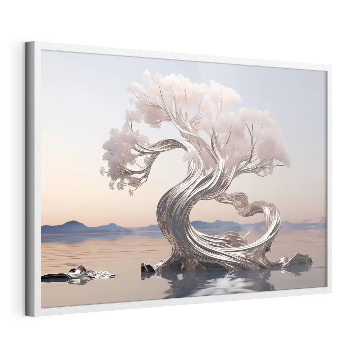 Poster Metallo e legno f43945