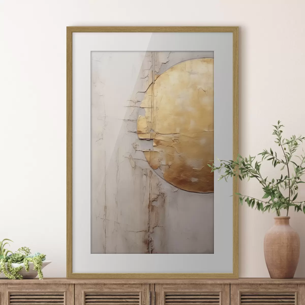 Poster Semicerchio dorato f43979