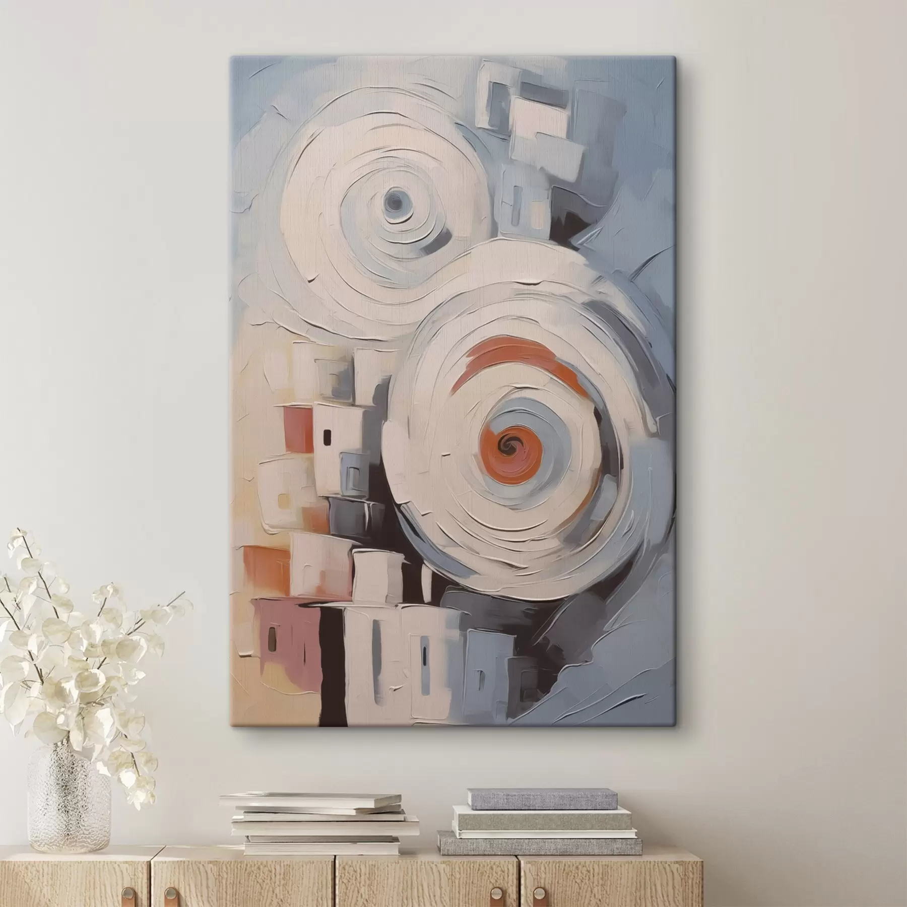 carta da parati Case di città astratte nr. s44056