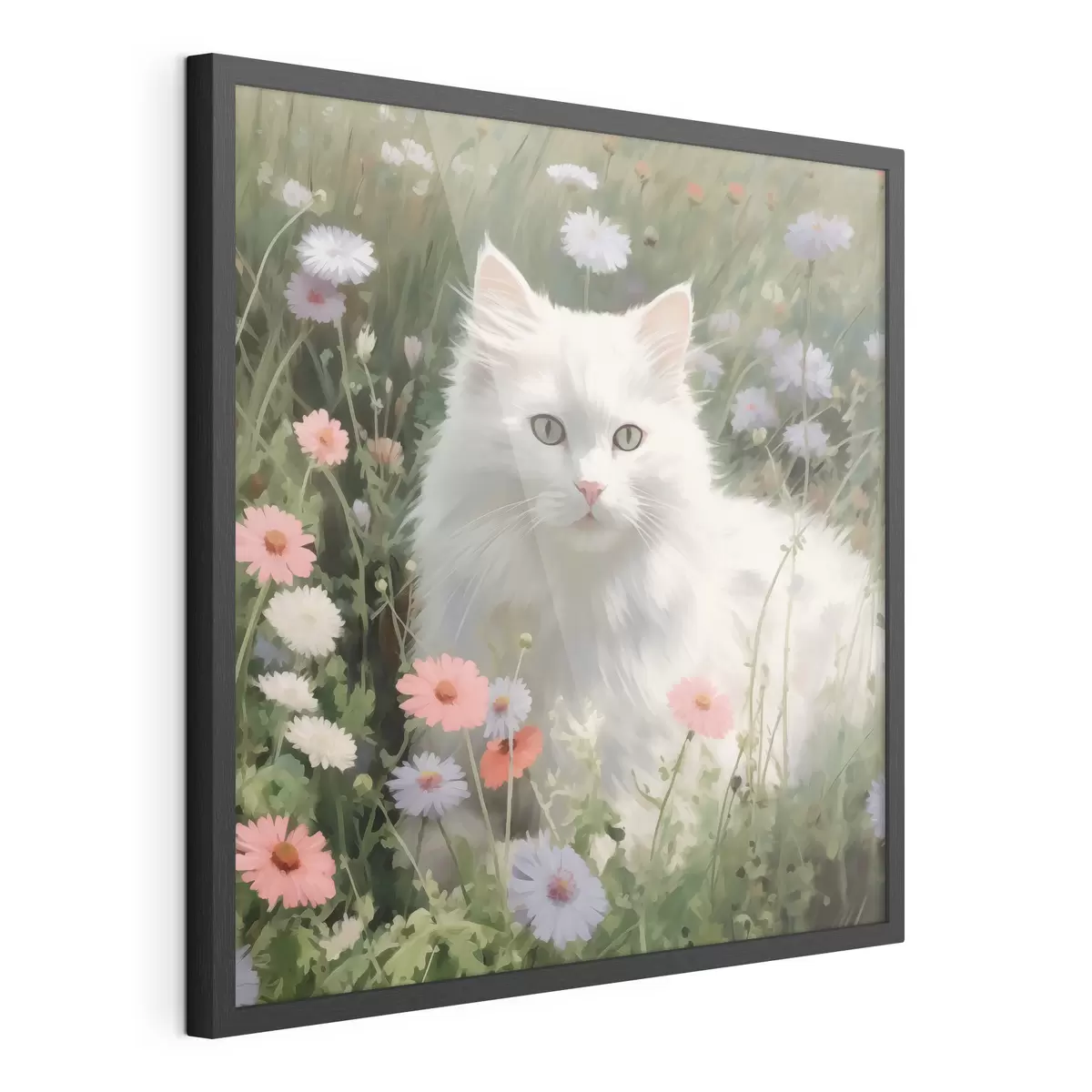 Poster Gatto tra i fiori f44050