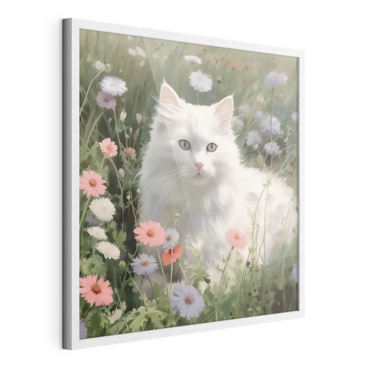 Poster Gatto tra i fiori f44050