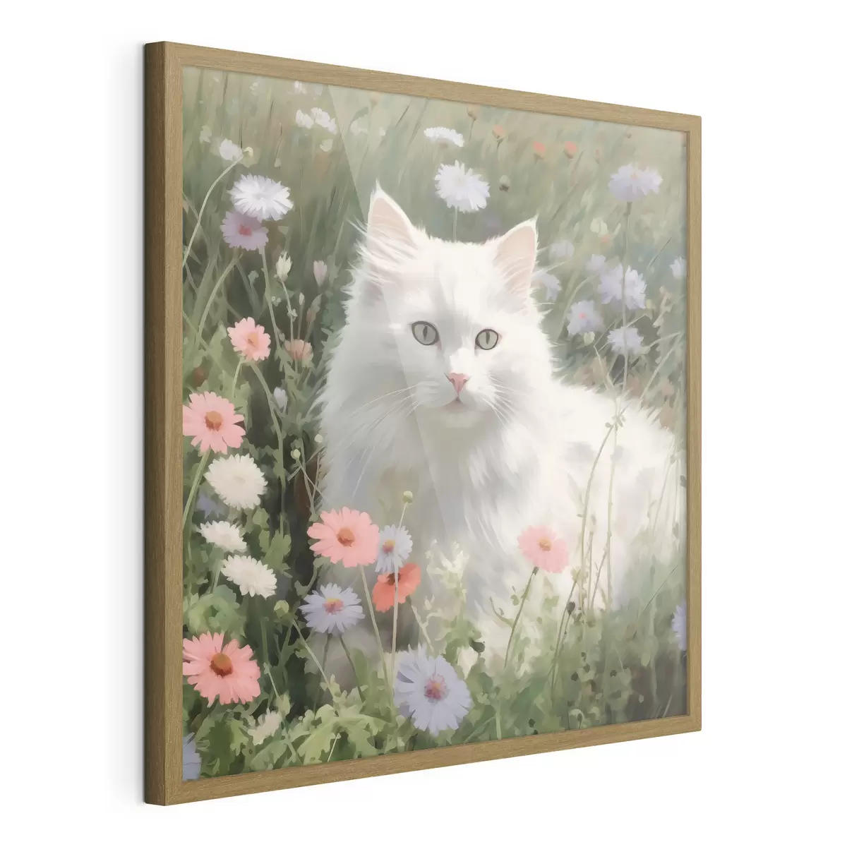 Poster Gatto tra i fiori f44050