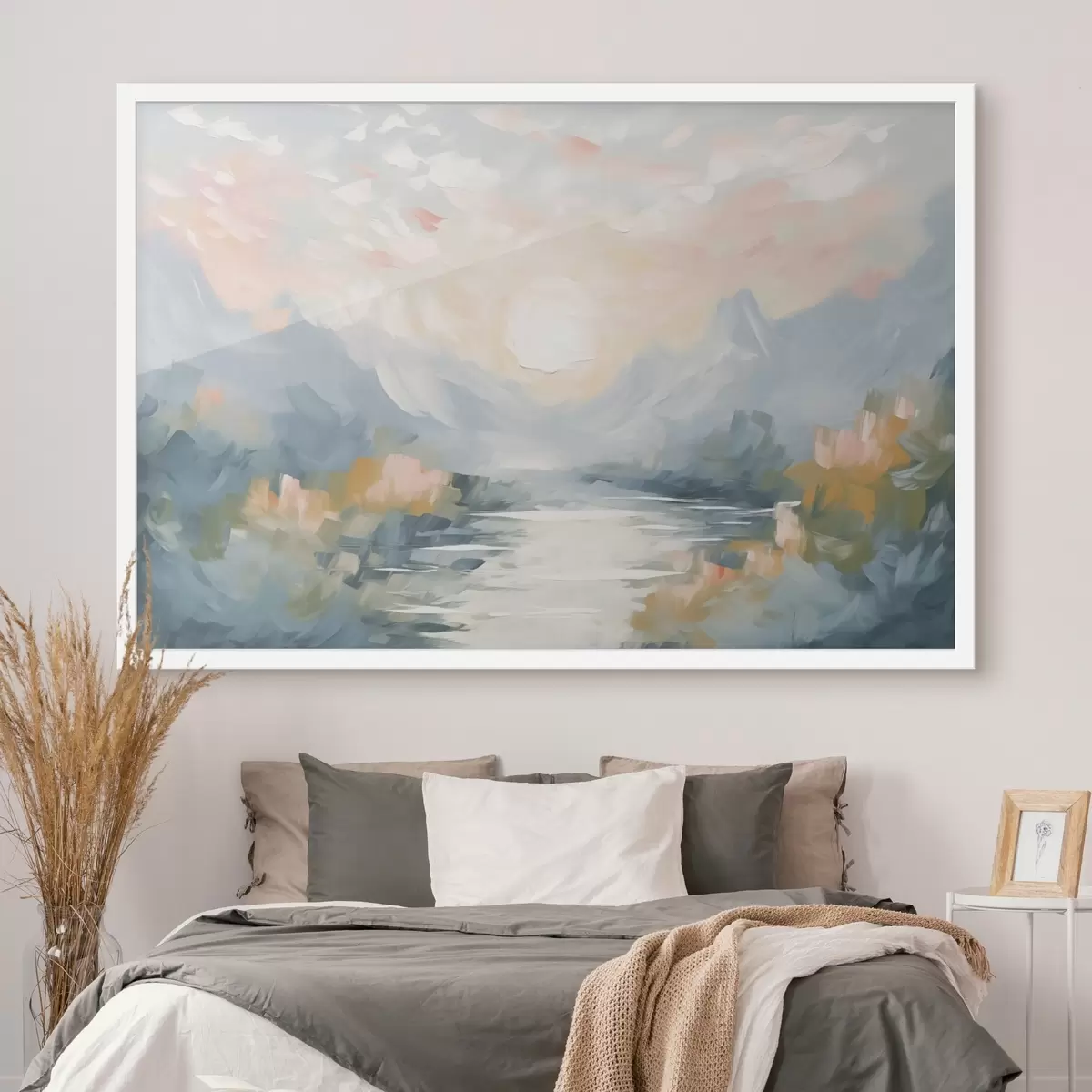 Poster Astrazione delle montagne f44052