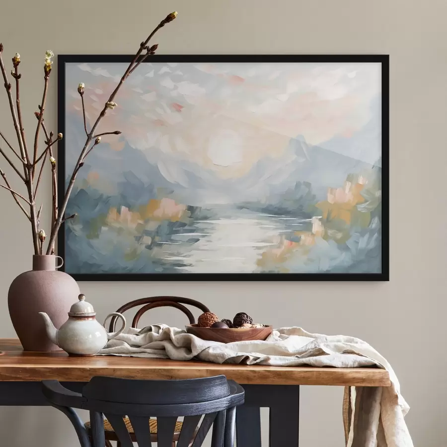 carta da parati Astrazione delle montagne nr. f44052