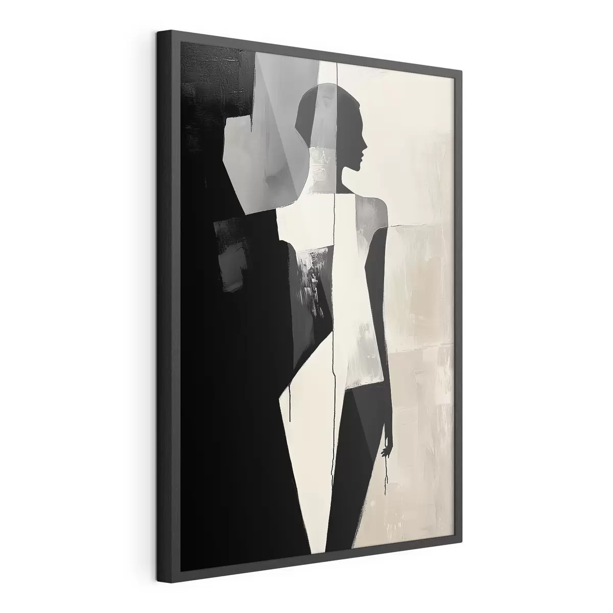 Poster Silhouette a blocchi f43969