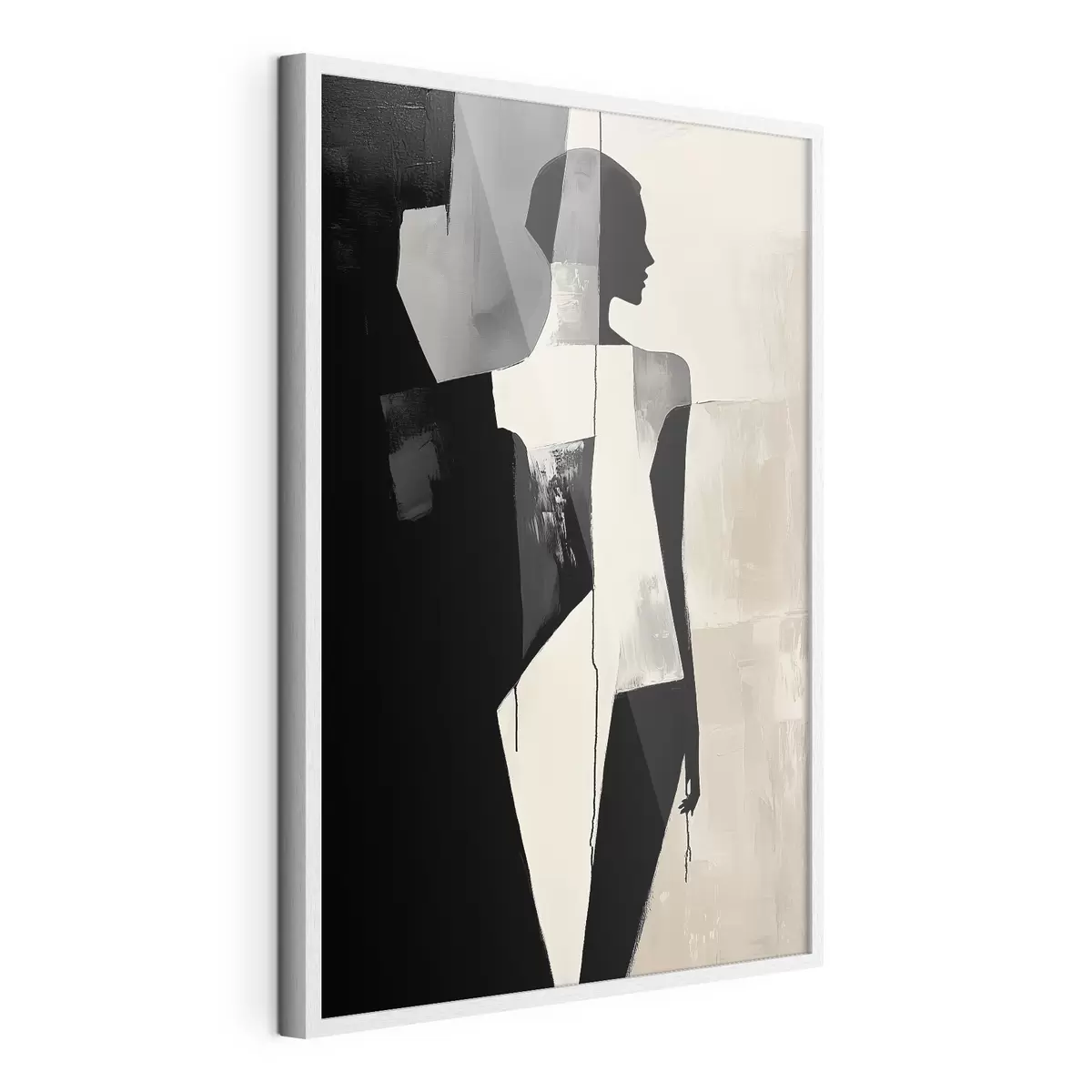 Poster Silhouette a blocchi f43969