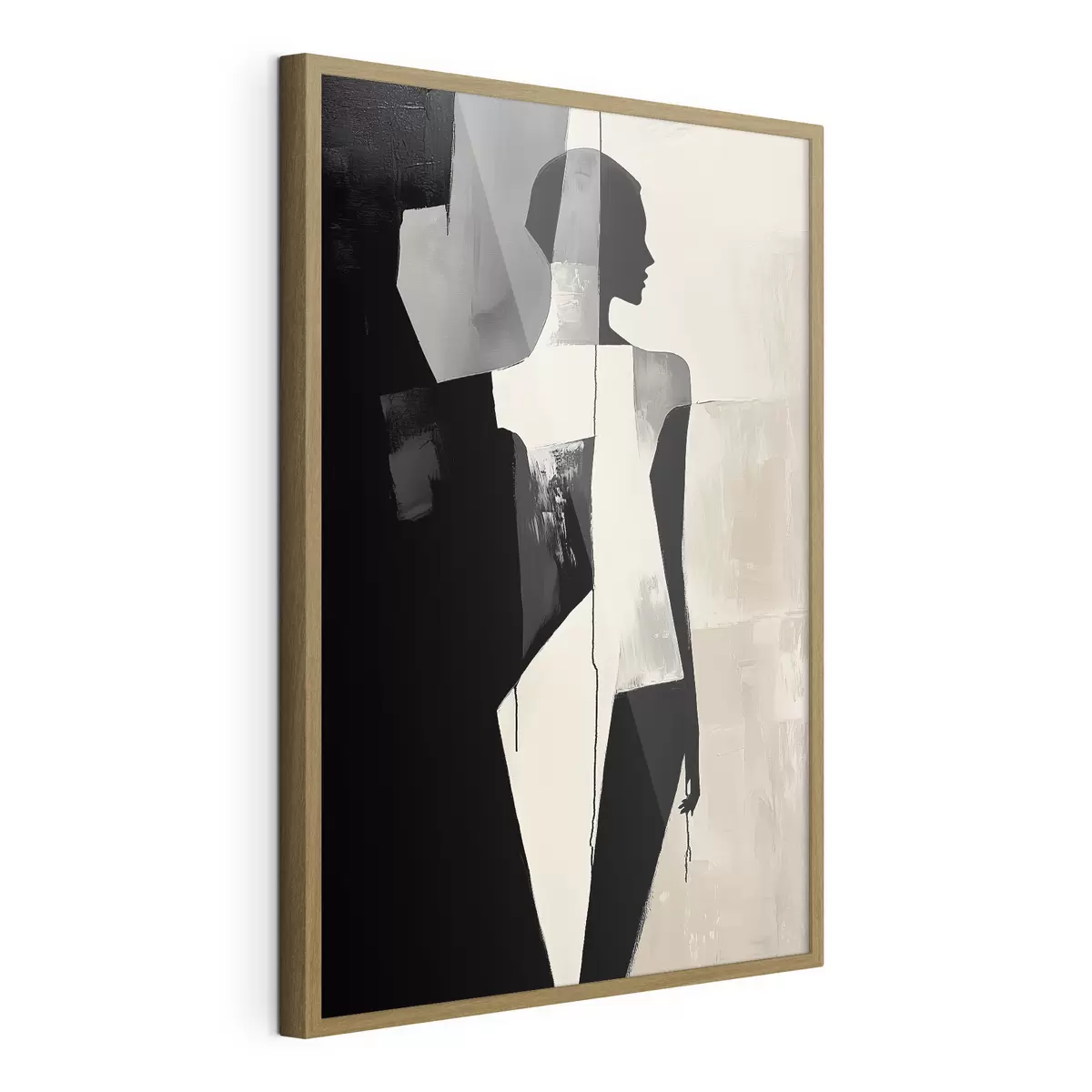 Poster Silhouette a blocchi f43969
