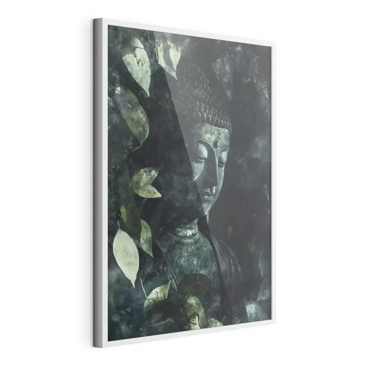 Poster Buddha tra le foglie f44029