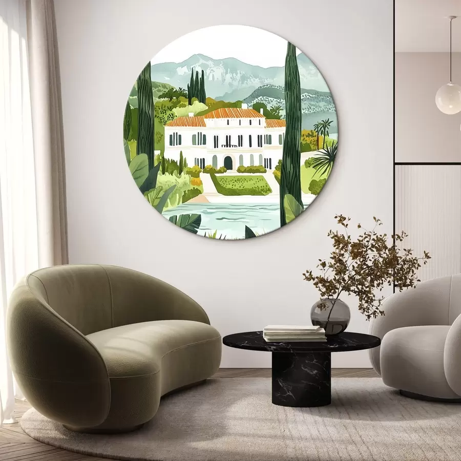 carta da parati Spagna, paesaggi estivi, alberi di limone, architettonico, tropicale nr. r44026