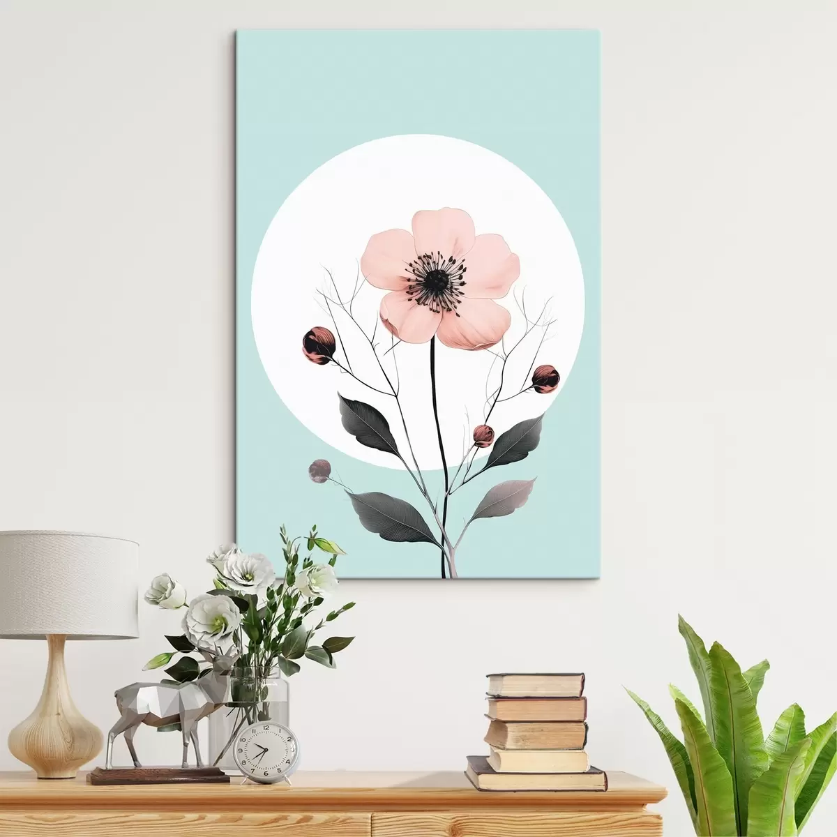 carta da parati Fiore di papavero chiaro nr. s43994