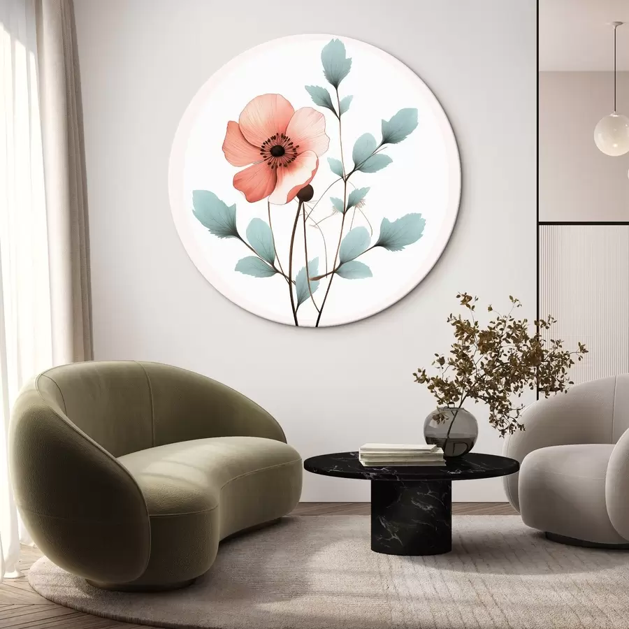 carta da parati Delicato fiore di papavero nr. r43993