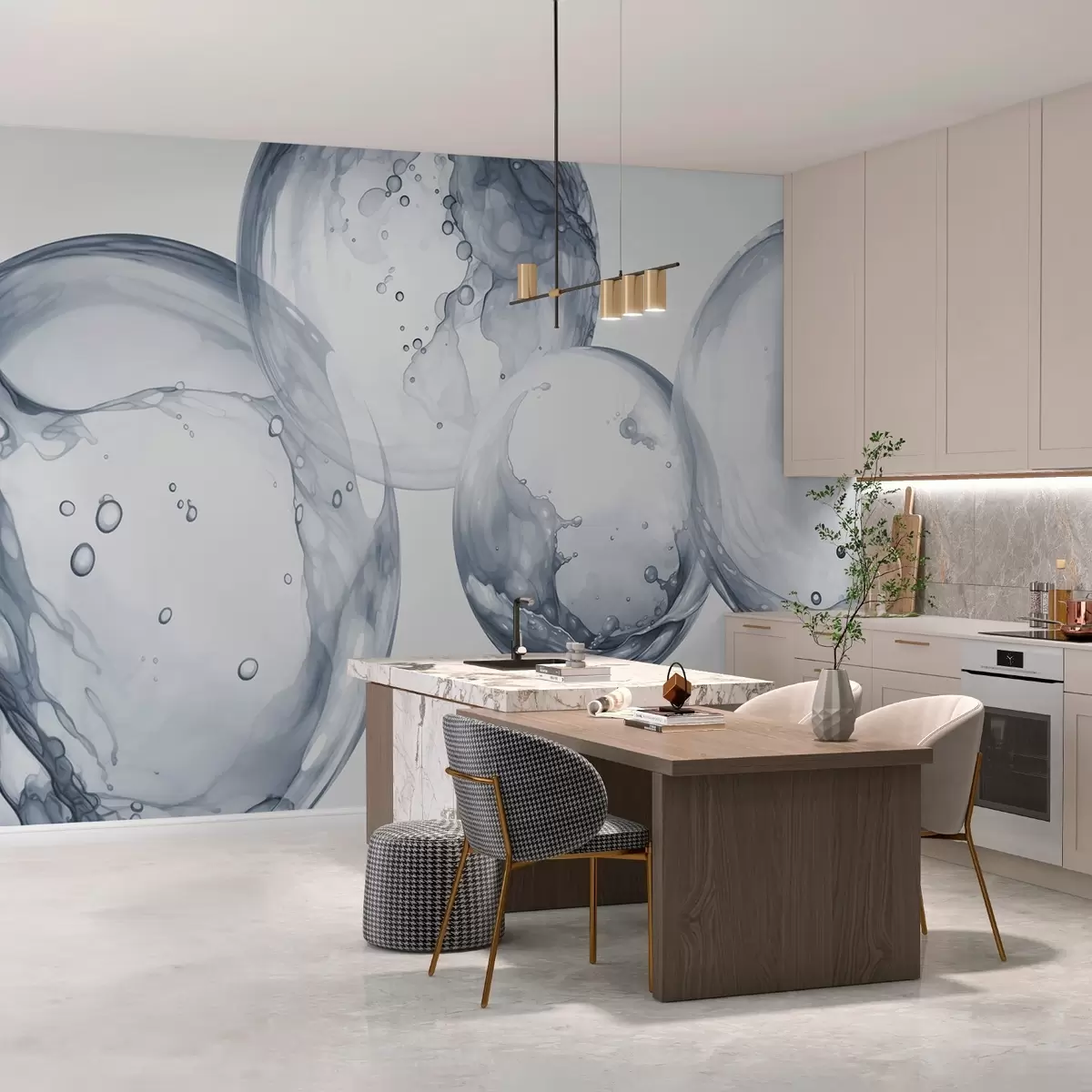 carta da parati Bolle imitazione acquerello nr. w03736v2