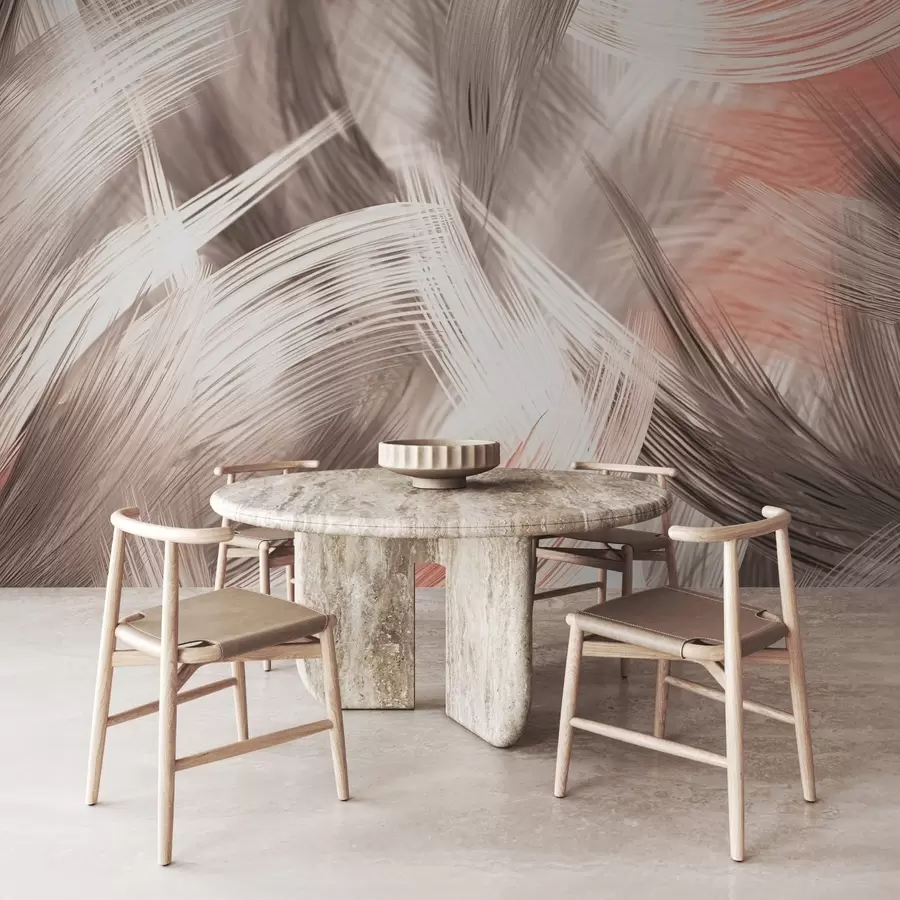 carta da parati Erba secca astratta nr. w03737