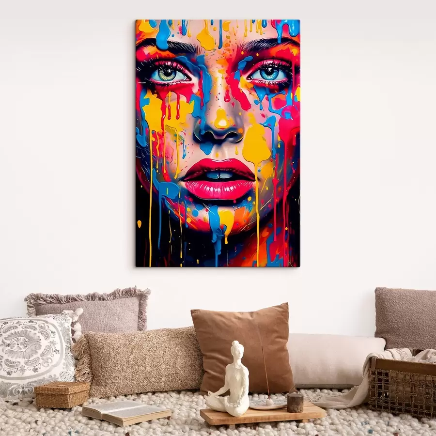 carta da parati Faccia dipinta nr. s44104