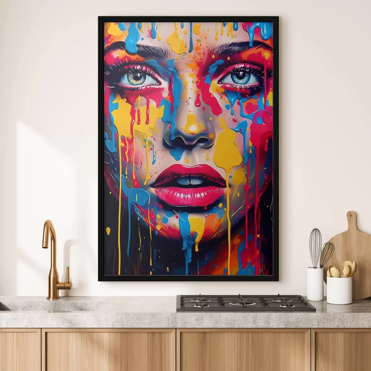 Poster Faccia dipinta f44104