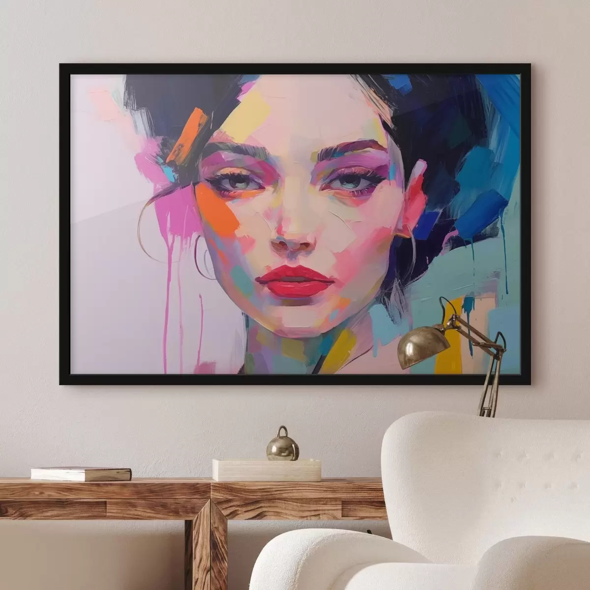 Poster Faccia dipinta f44107