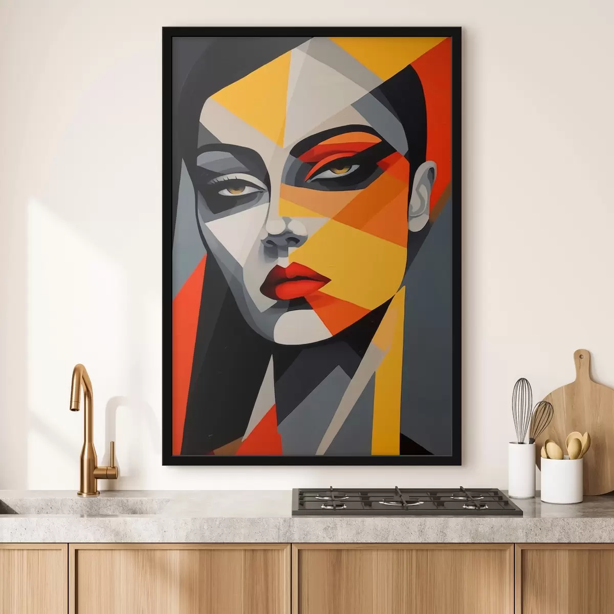 Poster Volto astratto f44111