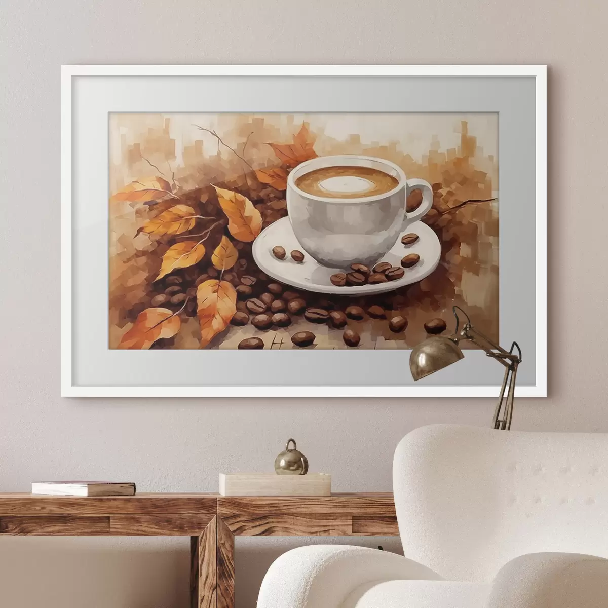 Poster Caffè d’autunno f44116