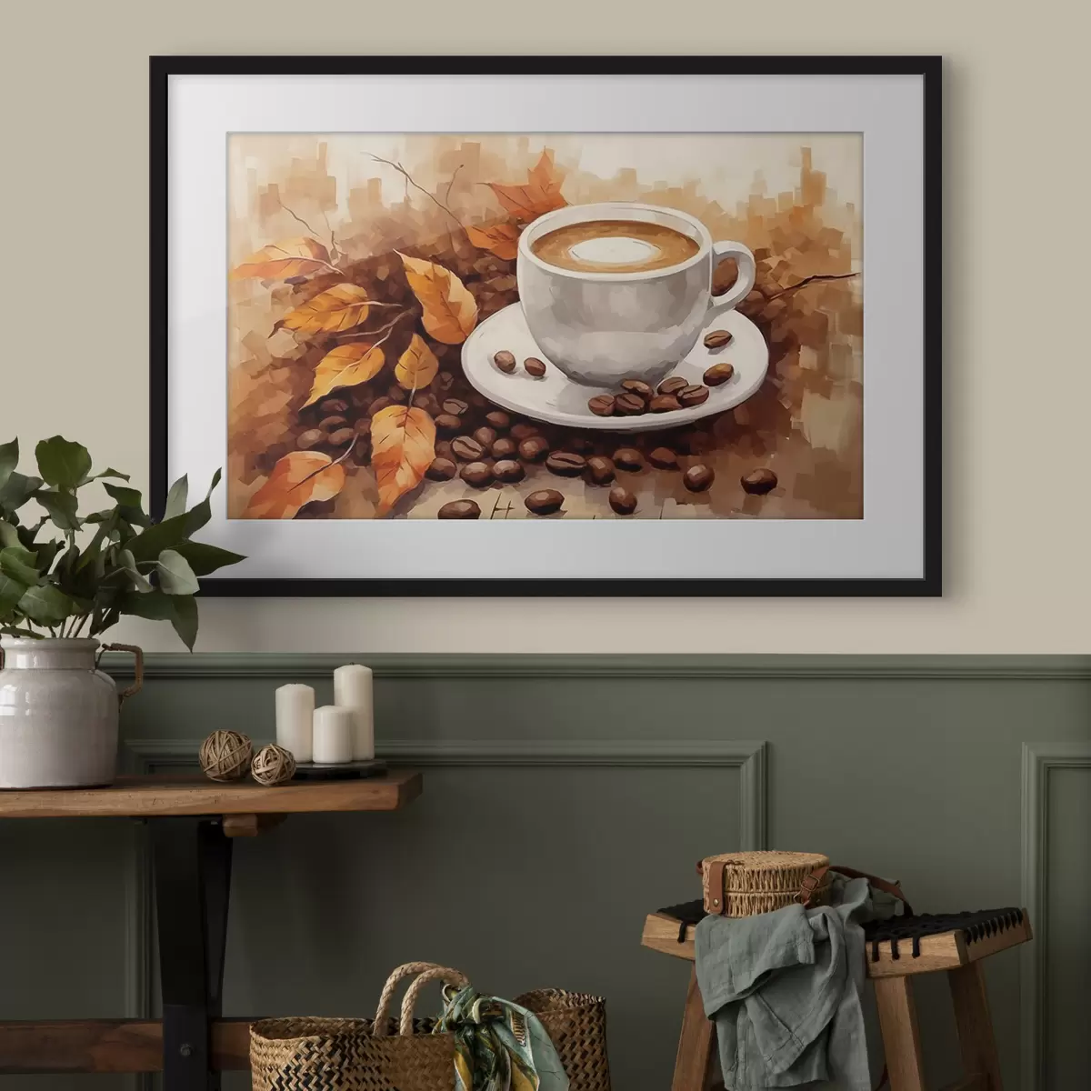 Poster Caffè d’autunno f44116