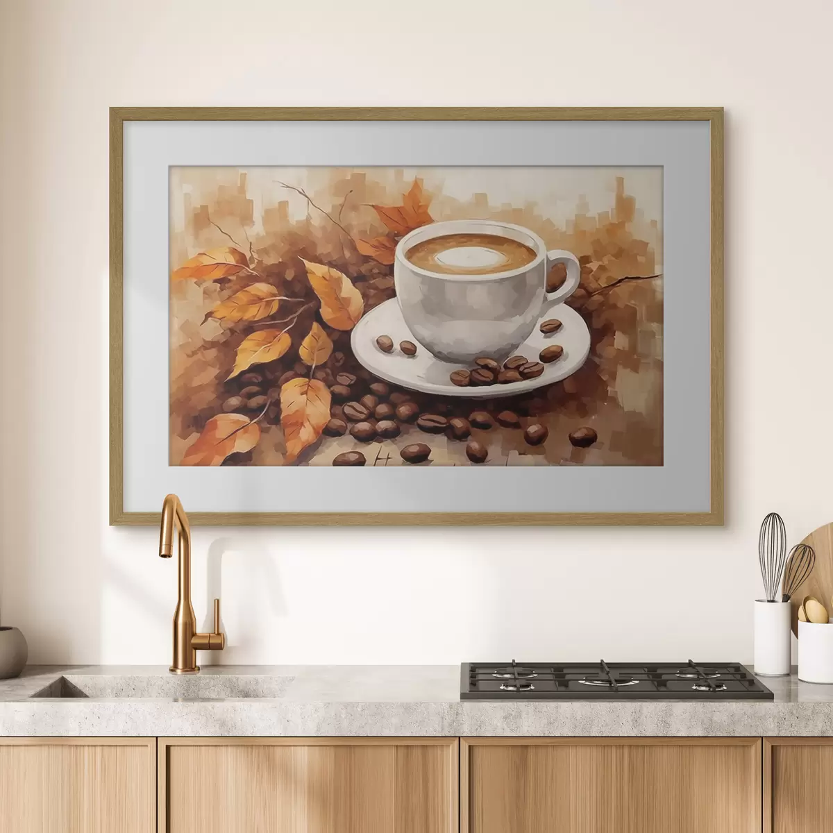 Poster Caffè d’autunno f44116