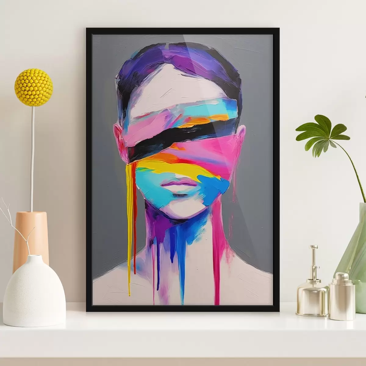 Poster Volto astratto f44117