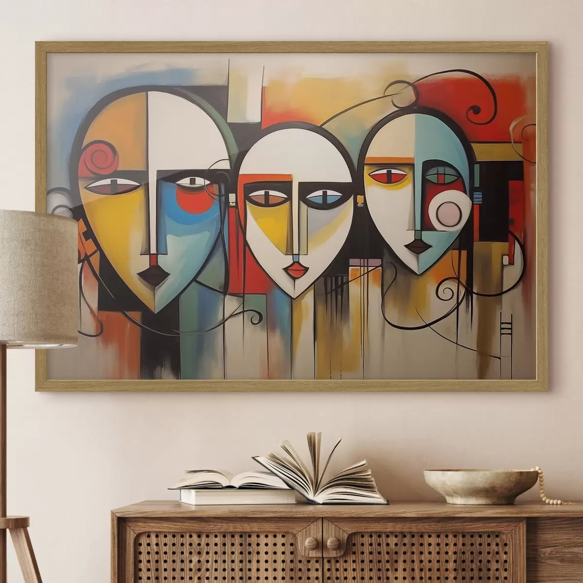 Poster Facce astratte f44118