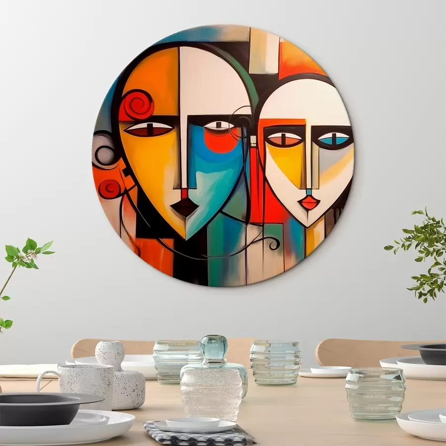 carta da parati Facce astratte nr. r44118