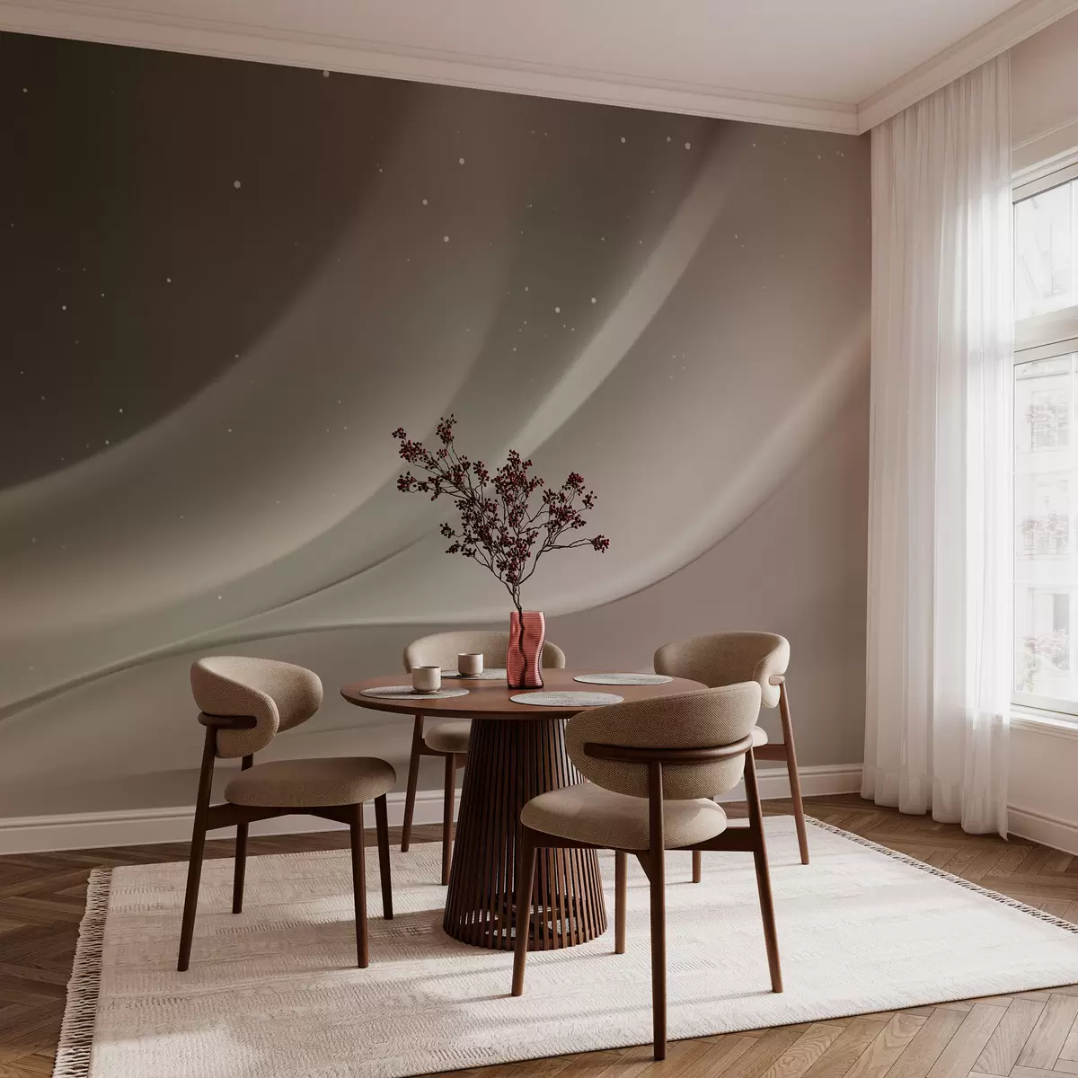 carta da parati Onde astratte Aurora nr. w03751v1