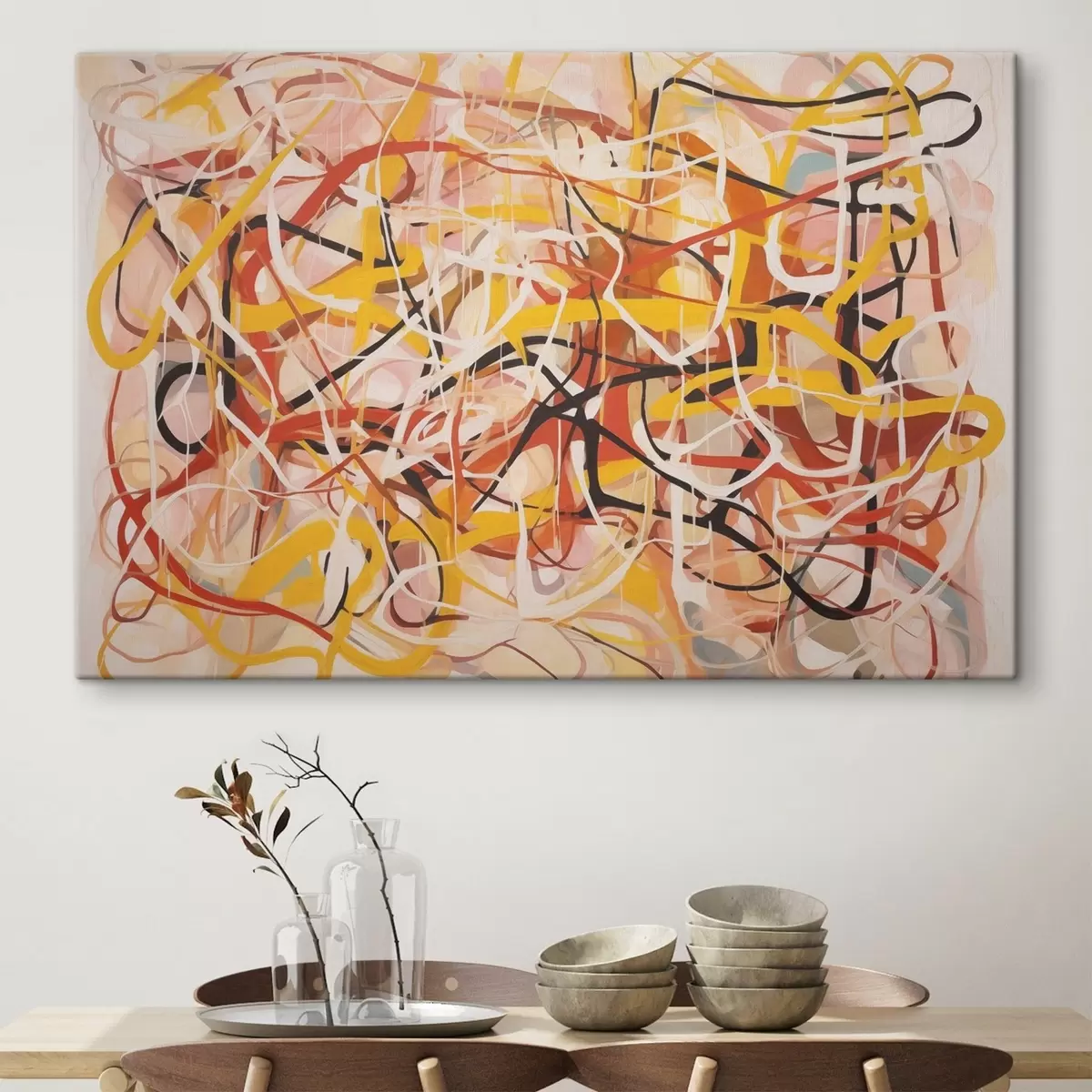 carta da parati Linee aggrovigliate nr. s44131