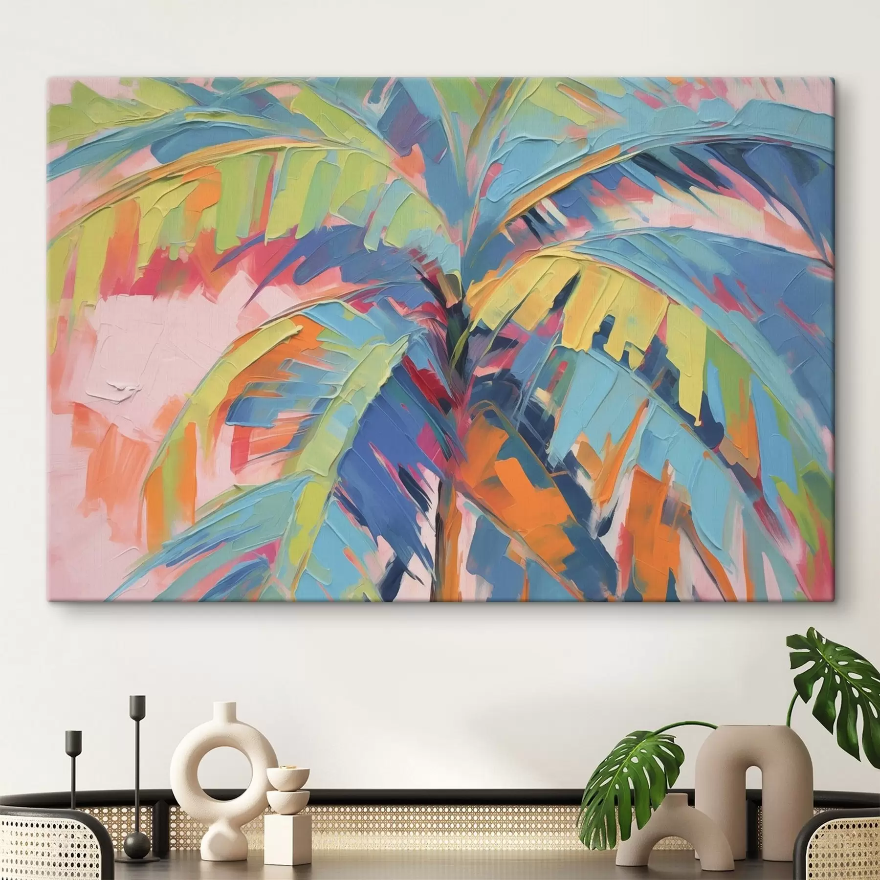 carta da parati Fogliame luminoso di palma nr. s44135