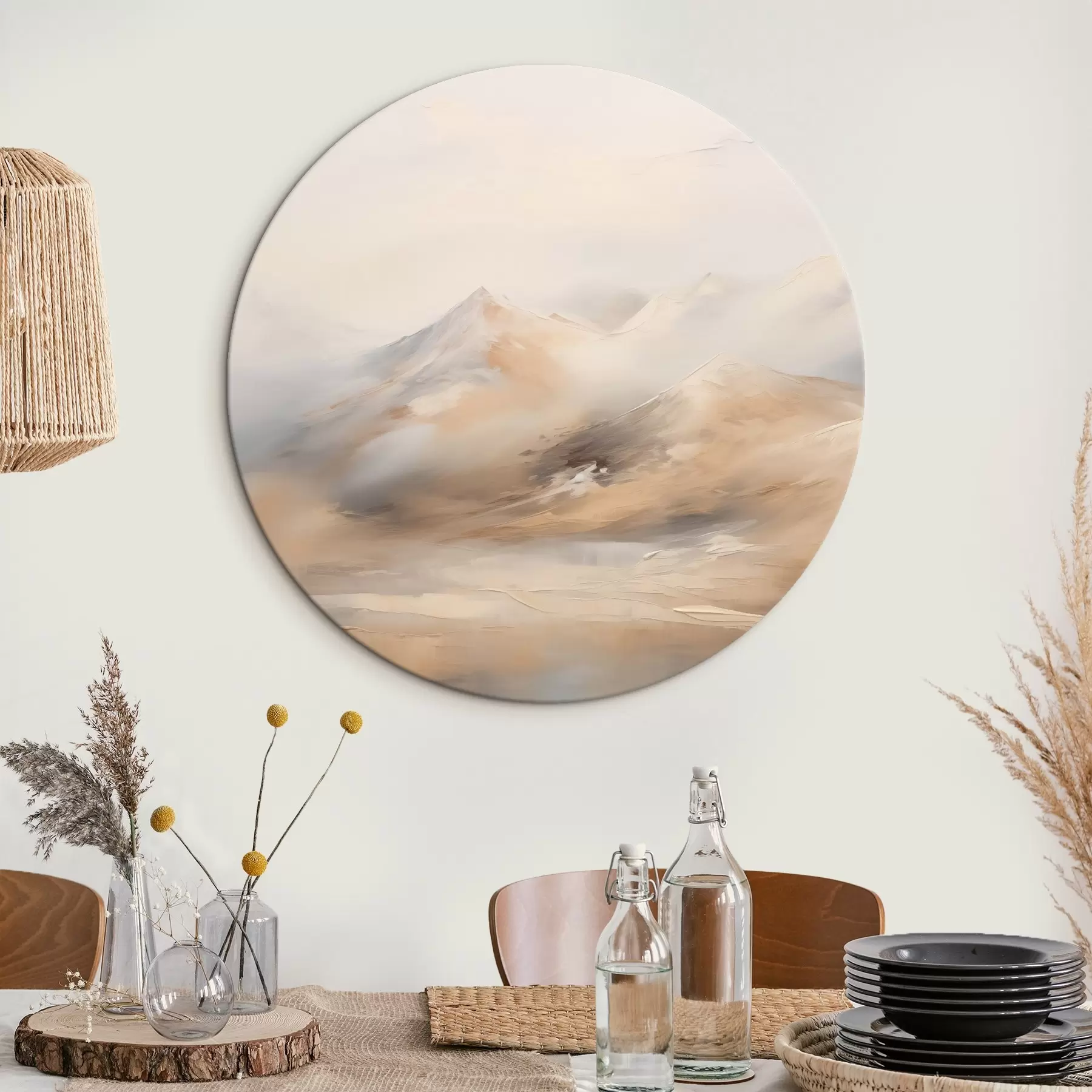 carta da parati Imitazione della pittura di montagna nr. r44125