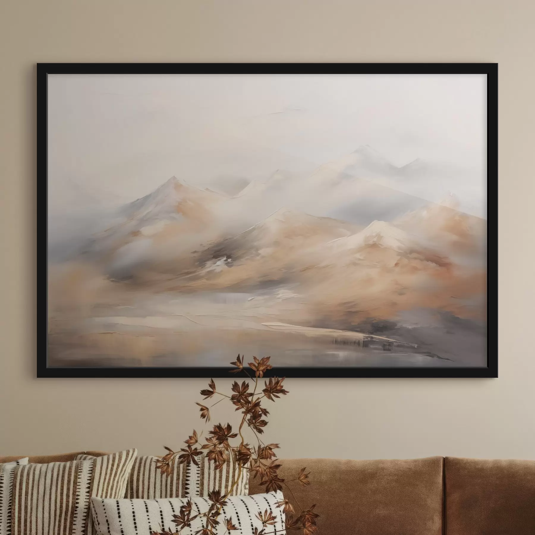 carta da parati Imitazione della pittura di montagna nr. f44125