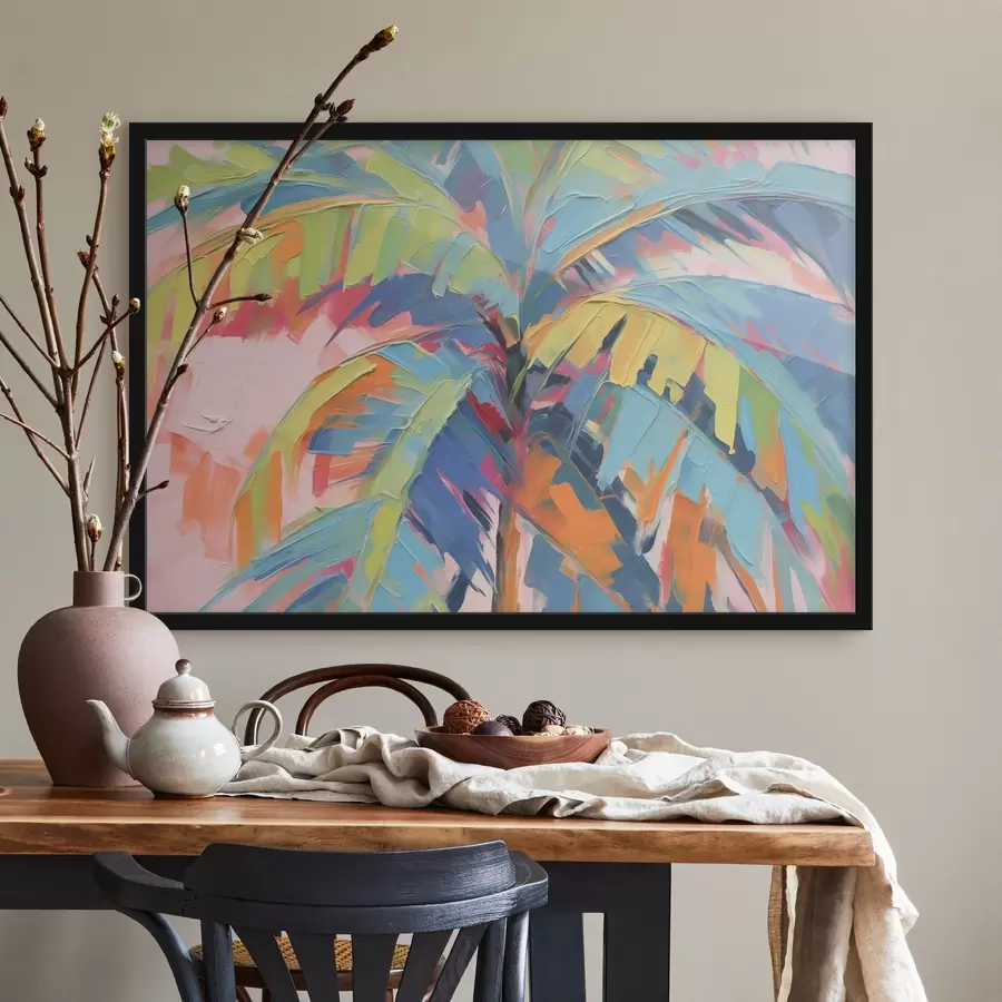 carta da parati Fogliame luminoso di palma nr. f44135