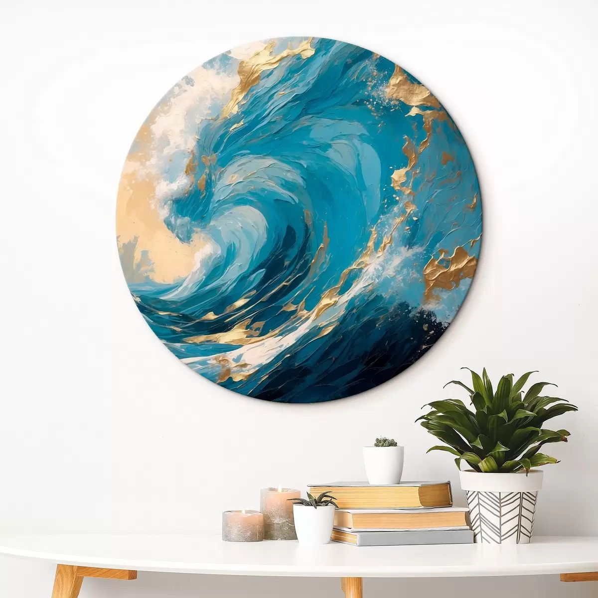 Quadri rotondi Tsunami in aumento r44084