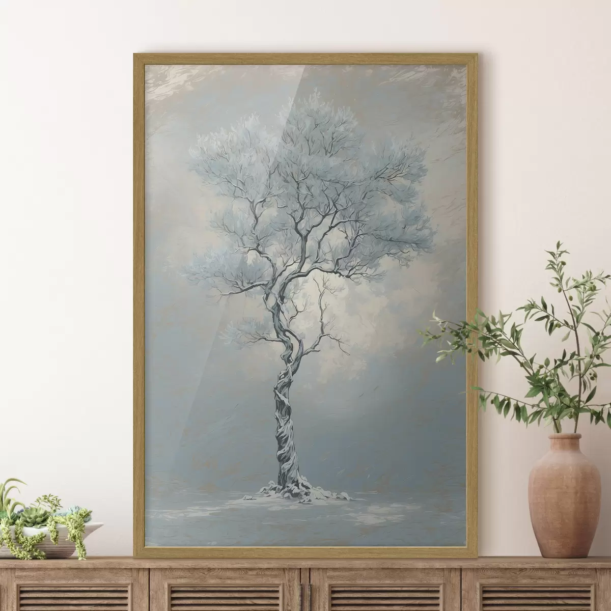 Poster Albero congelato f44087
