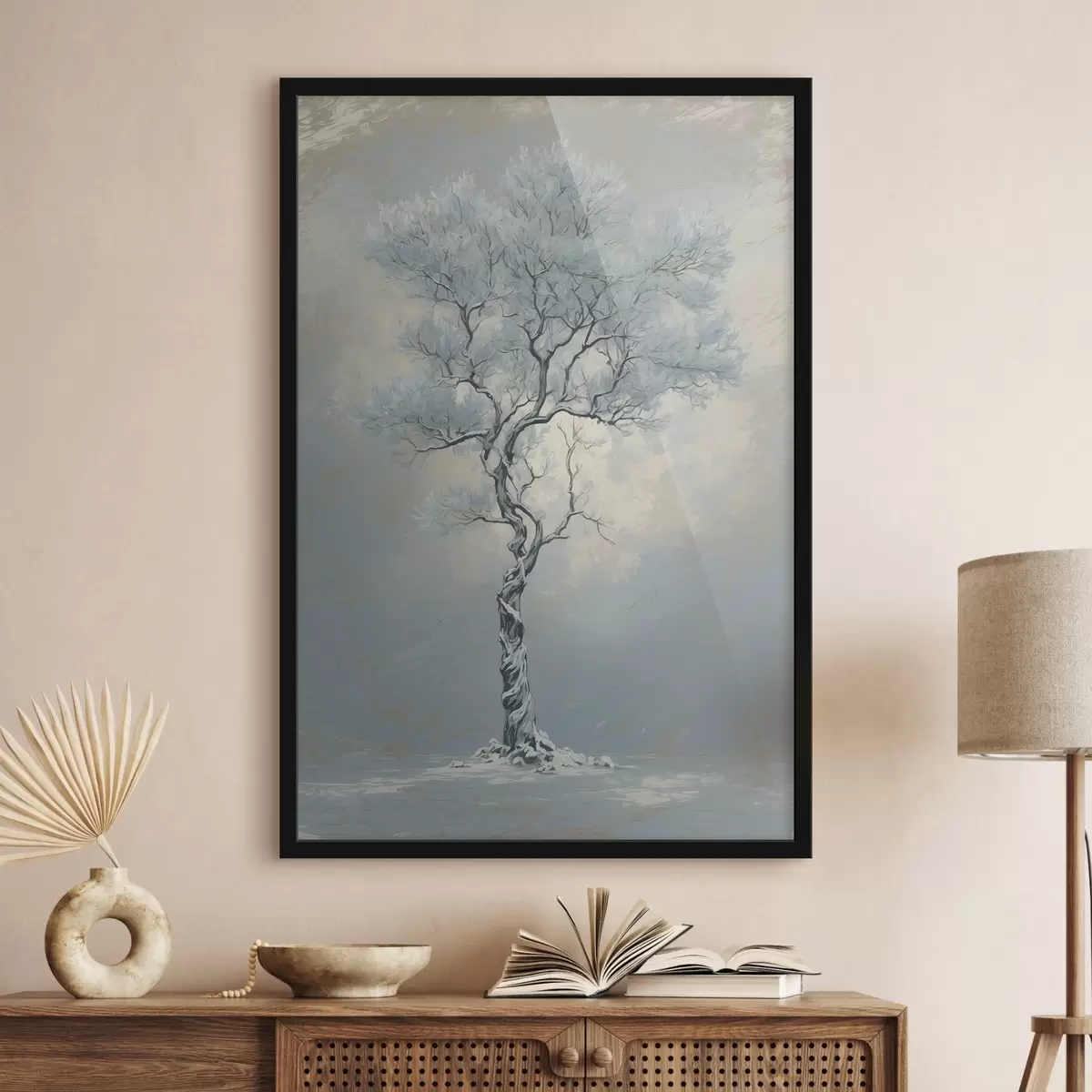 Poster Albero congelato f44087