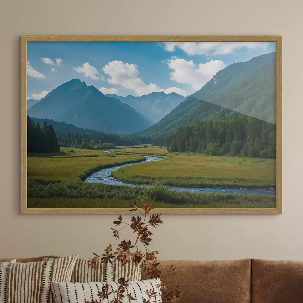 Poster Ruscello dalle montagne f44099