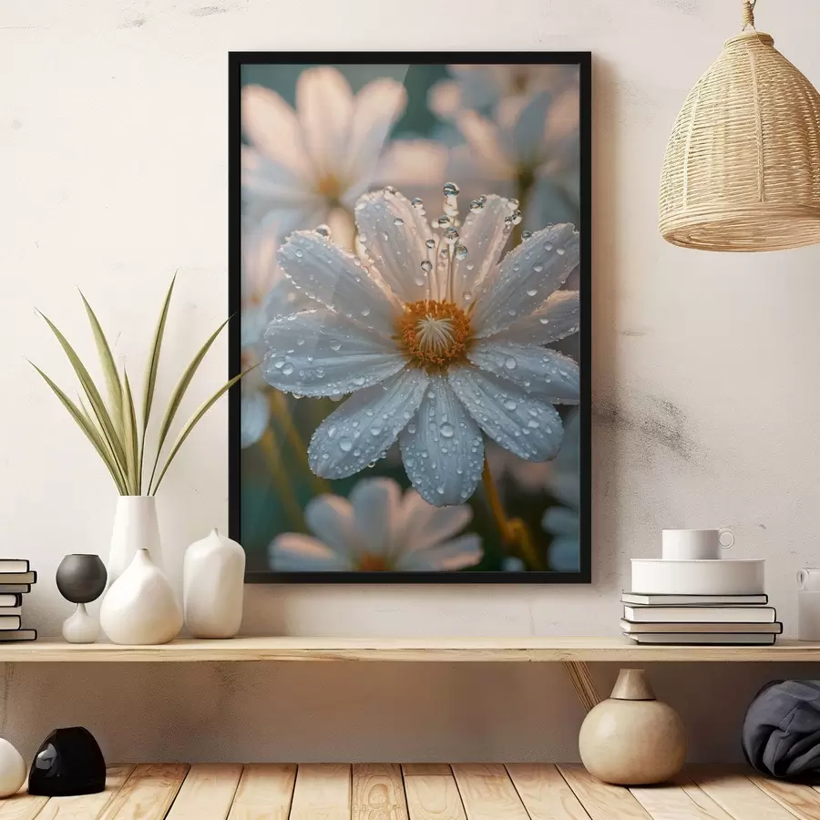 carta da parati Camomilla con rugiada nr. f44101