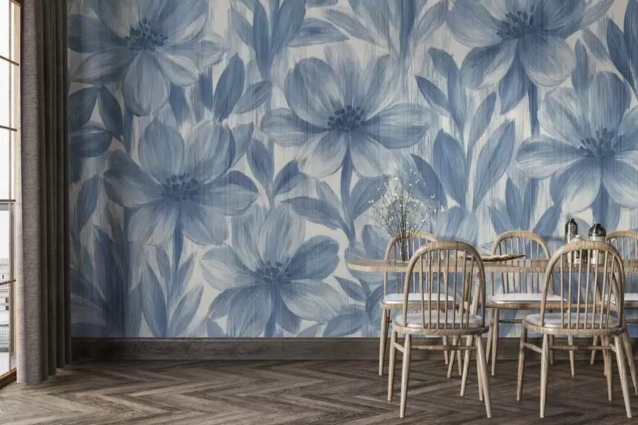 Carta da parati Floreale Eleganti fiori acquerellati n. w03821