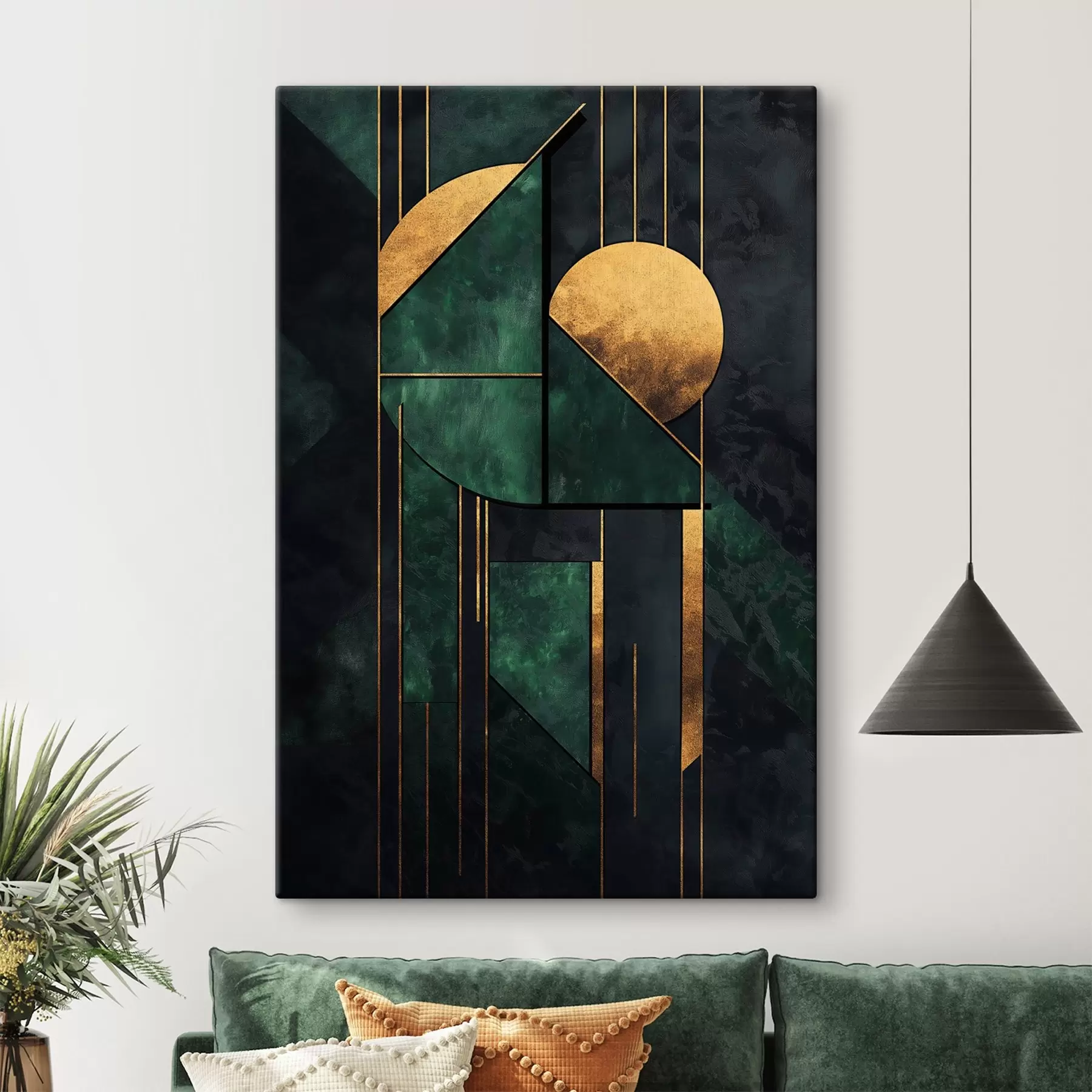 carta da parati Sinfonia di smeraldo nr. s44185